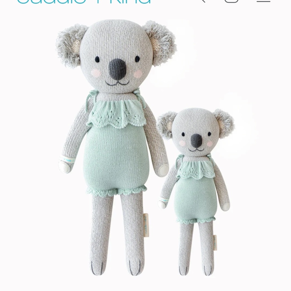New in box Cuddle + Kind Claire the Koala Mint